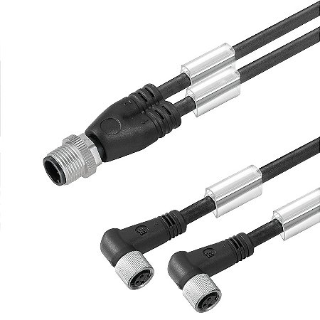 Cabo Com Conexao Sail-Zw-M8Bw-3-0.3U 1964300030 Weidmuller Conexel