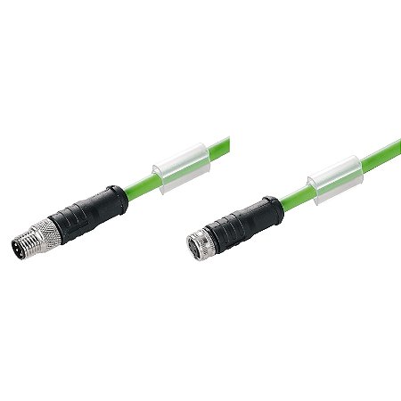 Cabo Ethercat Com Conector Sail-M8Gm8G-4S2.0Uie 1296770200 Weidmuller Conexel