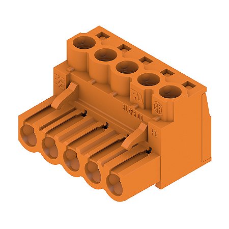 Conector Pcb Blzp 5.00/05/180 Sn Or Bx 1954460000 Weidmuller Conexel