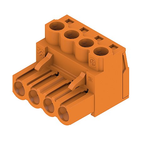 Conector Plug Blzp 5.08/04/180 Sn Or Bx 1943600000 Weidmuller Conexel