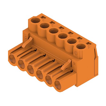 Conector Plug Blzp 5.08/06/180 Sn Or Bx 1943620000 Weidmuller Conexel