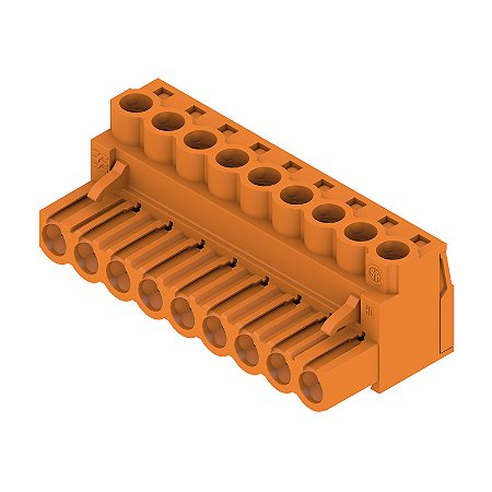 Conector Plug Blzp 5.08/09/180 Sn Or Bx 1943650000 Weidmuller Conexel