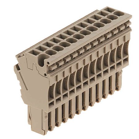 Conector Plug Zp 2.5/1An/Qv/12 1815300000 Weidmuller Conexel
