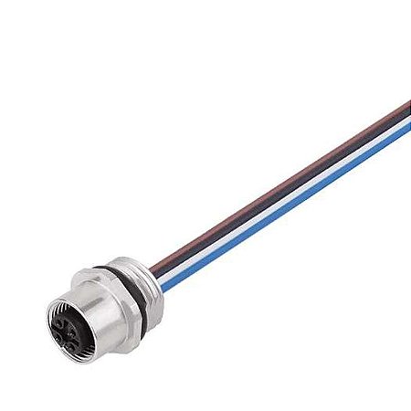 Conector Plug-In Saie-M12B-4-0.5U P9 0.75 1353780000 Weidmuller Conexel