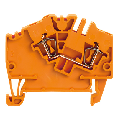 Conector Zdu 2.5-2 Pa Laranja 1772080000 Weidmuller Conexel