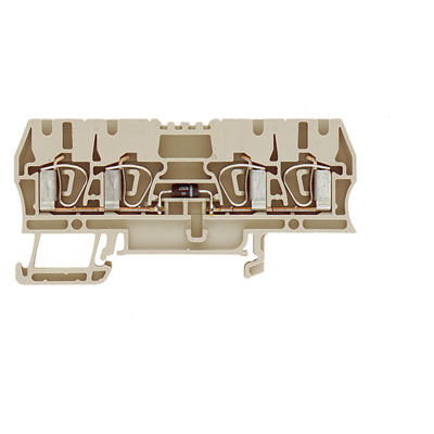 Conector Zdu 2.5/2X2An/D+ Wemid 1650340000 Weidmuller Conexel