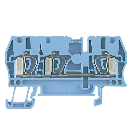 Conector Zdu 2.5/3An Wemid Azul 1608550000 Weidmuller Conexel