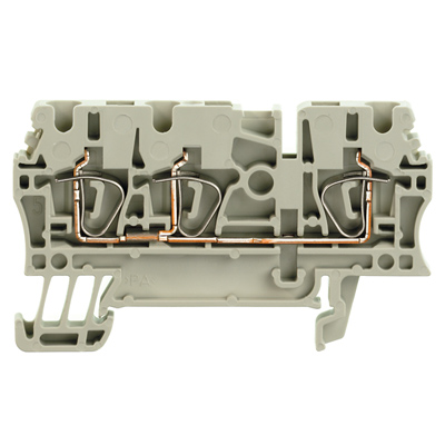 Conector Zdu 2.5/3An Wemid Cinza 1683390000 Weidmuller Conexel