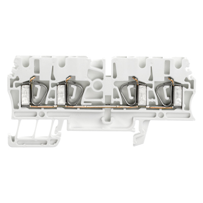 Conector Zdu 2.5/4An Wemid Branco 1683480000 Weidmuller Conexel