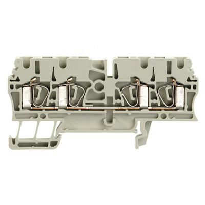 Conector Zdu 2.5/4An Wemid Cinza 1683470000 Weidmuller Conexel