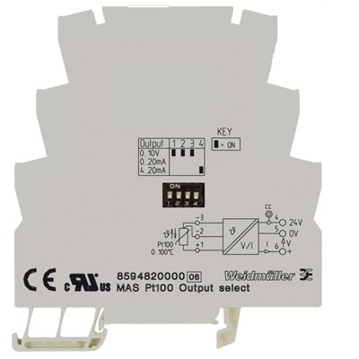 Conversor Isolador Maz Pt100 0...100C 8594850000 Weidmuller Conexel