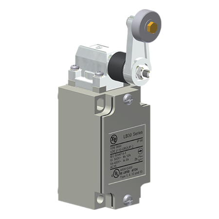 Interruptor De Posição Metálico, Corpo En 50041, Entrada De Cabos Pg 13,5, 1Na+1Nf, Cabeçote Angular - Acionamento Selet LB30YD1 Kap