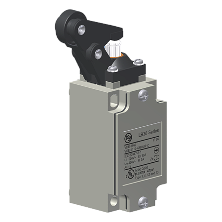 Interruptor De Posição Metálico, Corpo En 50041, Entrada De Cabos Pg 13,5, 1Na+1Nf, Cabeçote Linear, Alavanca Lateral Co LB30V Kap