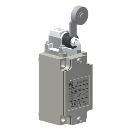 Interruptor De Posição Metálico, Corpo En 50041, Entrada De Cabos Pg 13,5, 2X(1Na+1Nf), Cabeçote Angular, Alavanca Com R LB305XJ1 Kap