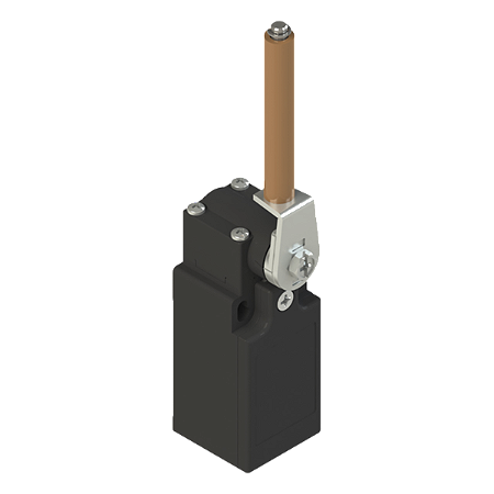 Interruptor De Posição Plástico En50047 1Na+1Nf Entrada De Cabos Pg13,5 C/ Cabeçote Angular Alavanca Haste De Porcelana LE20G Kap