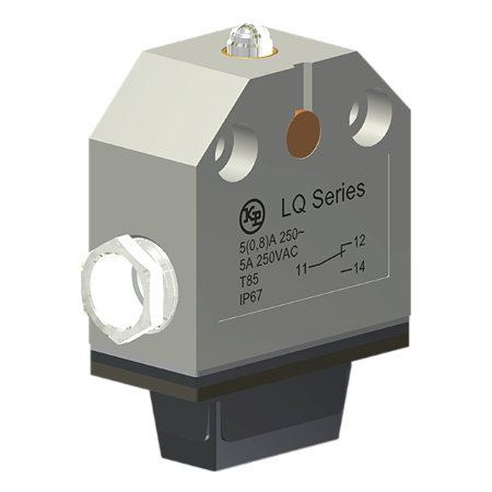 Interruptor De Posição Subminiatura Acionador Com Esfera Terminal Solda Sinalizador 24V Led Lateral LQ1K1SQ2L Kap