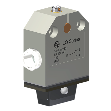 Interruptor De Posição Subminiatura Acionador Com Rolete Terminal Parafuso Sinalizador 220V Led Frontal LQ1R1PQ6F Kap