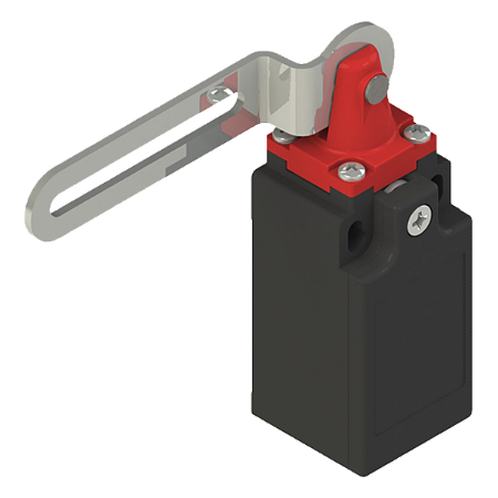 Interruptor De Segurança Plástico En50047 1Na+1Nf Ação Lenta Entrada De Cabos Pg13,5 C/ Alavanca Esquerda P/ Porta LE20SL3 Kap