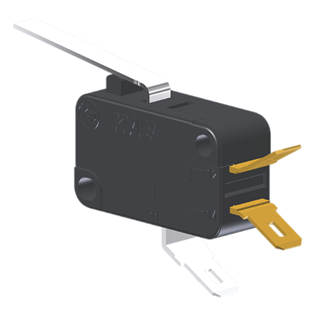 Microrutor Miniatura 5A, 1Na+1Nf, Alavanca, Terminal Faston 4,8X0,5Mm MV5G4CB1 Kap