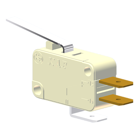 Microrutor Miniatura 5A, 1Na+1Nf, Alavanca, Terminal Faston 6,3X0,8Mm MV31G4FA1 Kap