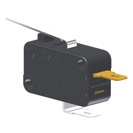 Microrutor Miniatura 5A, 1Nf, Alavanca, Terminal Faston 4,8X0,5Mm MV3G3BA1 Kap