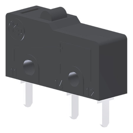 Microrutor Subminiatura 5A, 1Na+1Nf, Pino, Terminal Circuito Impresso MM1AEI Kap