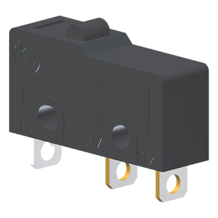 Microrutor Subminiatura 5A, 1Na+1Nf, Pino, Terminal Solda MM2AES Kap