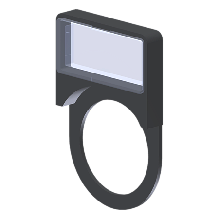 Plaqueta De Identificação Moldura Redonda P/ Furo 22Mm C9AQ Kap