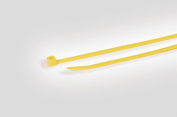 Abraçadeira Com Serrilhado Interno Comprimento 200Mm Largura 4,6Mm Poliamida Amarelo T50R-Pa66-Ye Hellermann