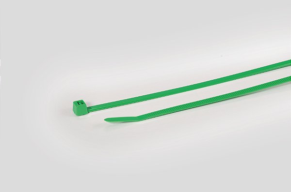 Abraçadeira Serrilhado Interno Comprimento 200Mm Largura 4,6Mm Poliamida Verde T50R-Pa66-Gn Hellermann