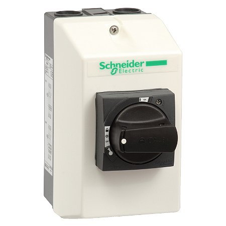 Cofre Vazio Para Disjuntor Gv2P/Gv2L Com Manopla Preta Ip65 GV2PC01 SCHNEIDER