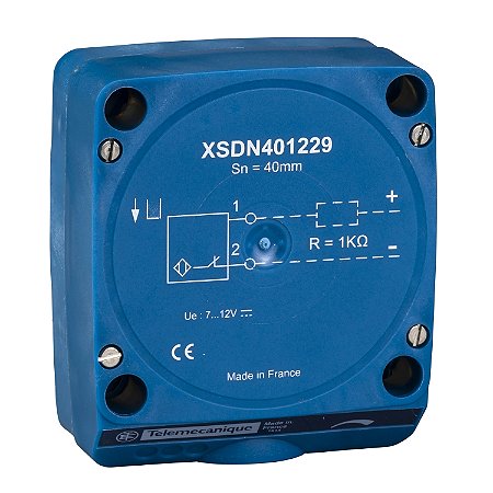 Sensor Indutivo Retangular Namur Cc N XSDN401229 SCHNEIDER