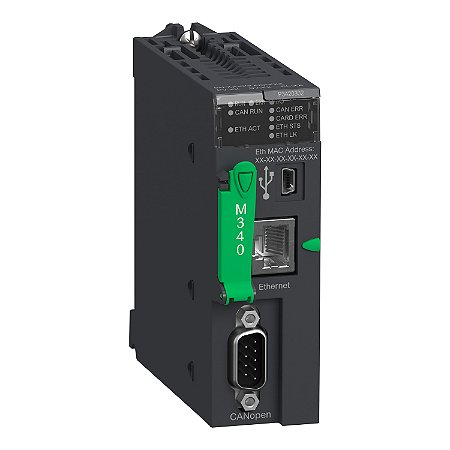 Modulo M340 Processador 4Mb 1 Porta Canopen 1 Porta Eth BMXP3420302 SCHNEIDER