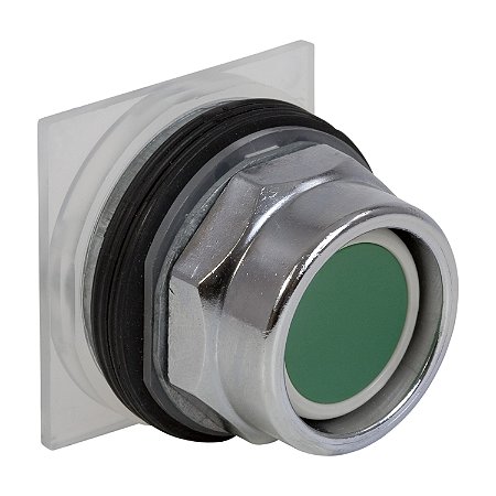 Botao 30Mm Metalico A Impulsao Embutido G.Alta 1Na 1Nf Verde 9001KR2GH13 SCHNEIDER