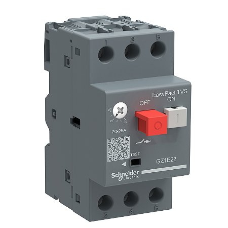 Disjuntor Termomagnetico Tesys Gz1E 0.40-0.63A Botao Impulsao GZ1E04 SCHNEIDER