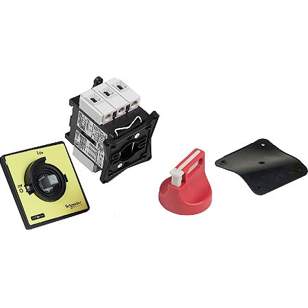 Interruptor Seccionador Vario 20A Manopla Vermelha/Amarela VCF01 SCHNEIDER