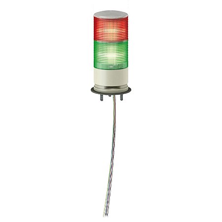 Coluna Luminosa Ø60Mm Pré-Montada, Led Vermelho, Verde, 24Vca/Cc XVGB2W SCHNEIDER