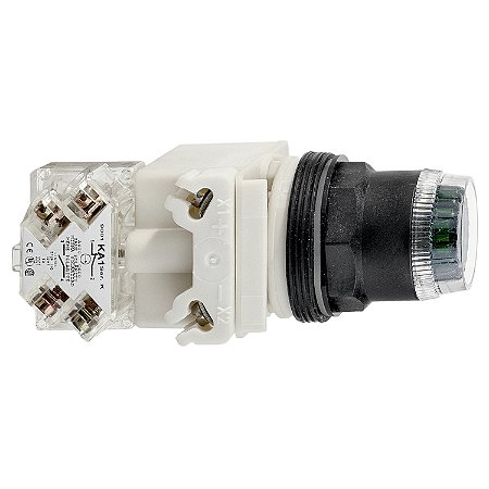 Botao 30Mm Plastico Luminoso G.Alta Led Alto Brilho 24V 1Na 1Nf Verde 9001SK1L35LGGH13 SCHNEIDER