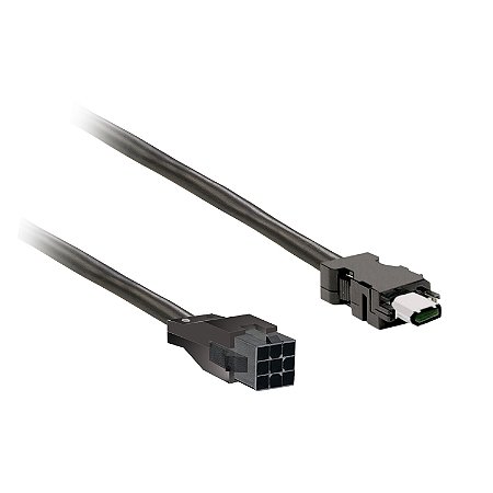 Cabo Encoder Blindado Para Motor Bch2 Montado Com Conector Plastico - 3M VW3M8D1AR30 SCHNEIDER