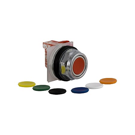 Botao 30Mm Metalico A Impulsao 1Nf Multicores 9001KR1UH6 SCHNEIDER