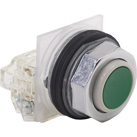 Botao 30Mm Metalico Saliente 1Na 1Nf Verde 9001KR3GH13 SCHNEIDER