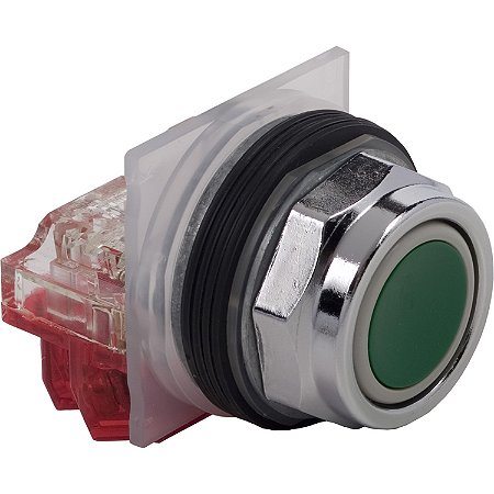 Botao 30Mm Metalico A Impulsao 1Nf Verde 9001KR1GH6 SCHNEIDER