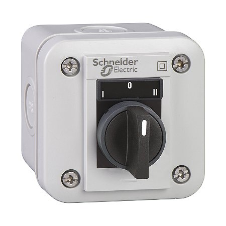 Botoeira 22Mm Plastica 1 Comutador 3 Posicoes Fixas I O I XALE1333 SCHNEIDER