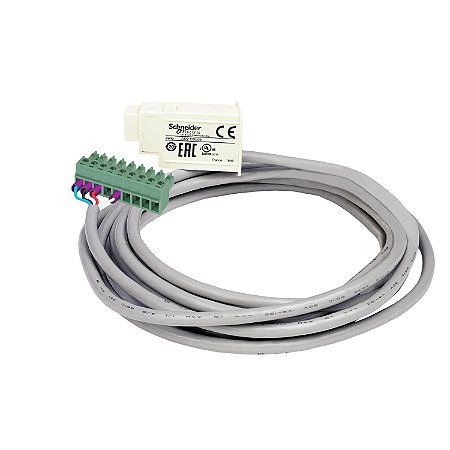 Cabo De Comunicação - Relé Inteligente Zelio/Ihm Magelis - Conector 3 Pinos - 2.5 Metros SR2CBL09 SCHNEIDER