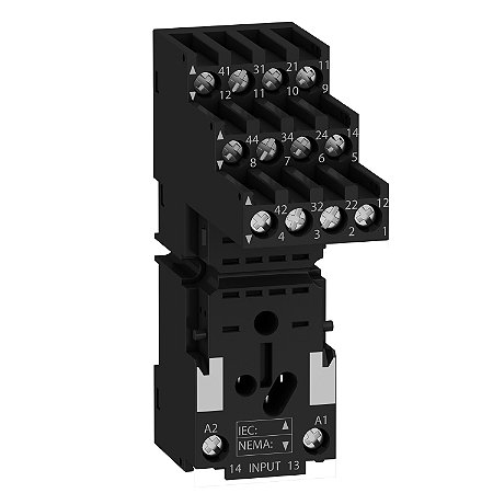 Base Para Relé Rxm4*, Contatos Mistos, Conexão Por Parafuso RXZE2S114M SCHNEIDER