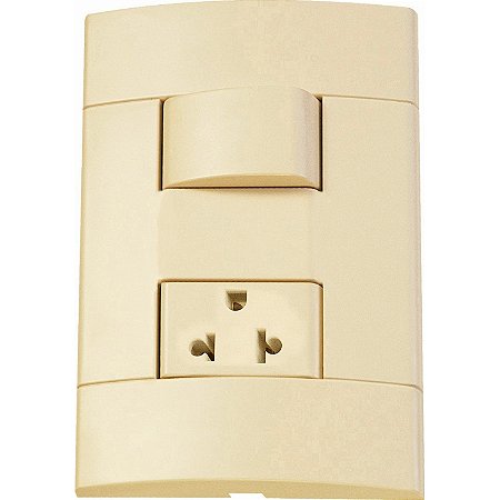 Conjunto Pulsador Campainha 10A 250V Pl/Br PRM44061 SCHNEIDER