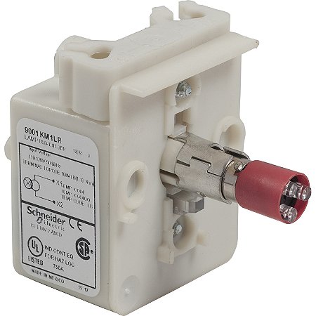 Modulo Luminoso Led Alto Brilho 120V Vermelho 9001KM38LR SCHNEIDER