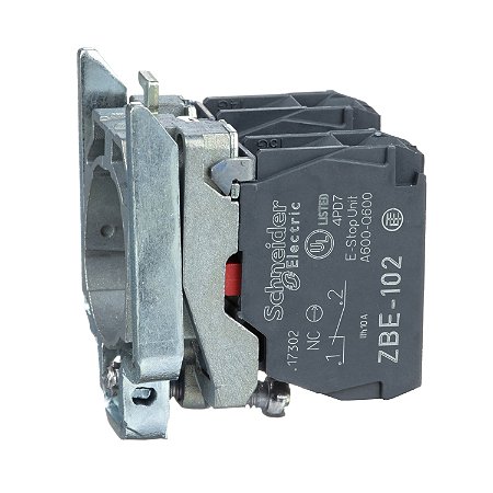 Corpo Para Botão Modular Metálico, 2Nf ZB4BZ104 SCHNEIDER