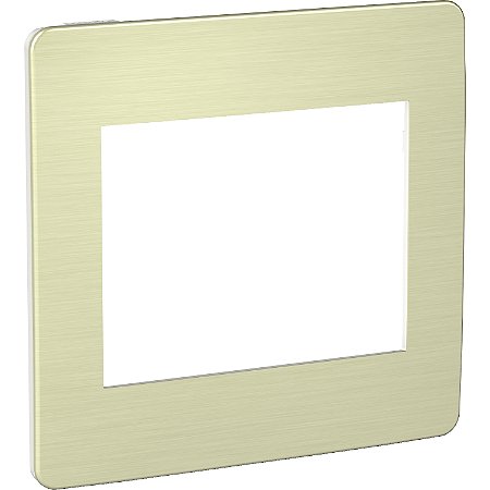 Placa 4X4 6 Postos Br/Alu Aurora Gold S733203645 SCHNEIDER