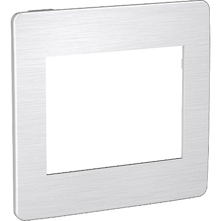 Orion - Cover-Frame 4X4 - 6 Modules - Aluminium / Aluminium Cosmic Grey S733203709 SCHNEIDER